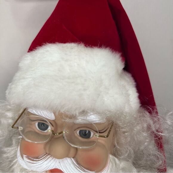 VINTAGE Animated Motion Santa Clause Large - Picture 8 of 12